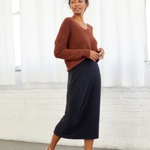 AMOUR VERT Black Nouveau Fleece Skirt